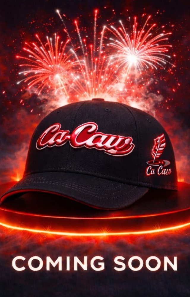 Black Ca-Caw Trucker Hat